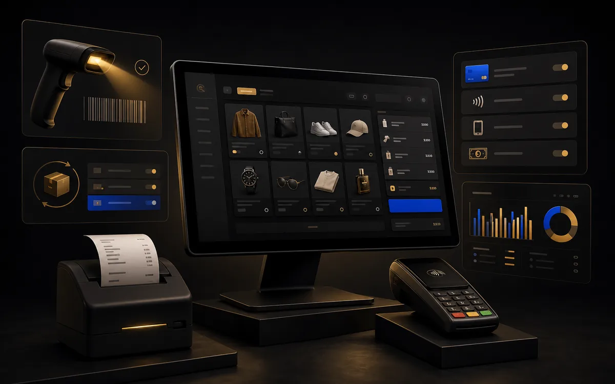 Conceptual ProPOS retail point-of-sale dashboard
